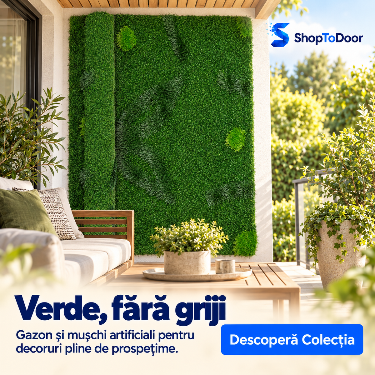 Gazon & Mușchi Artificiali – ShopToDoor