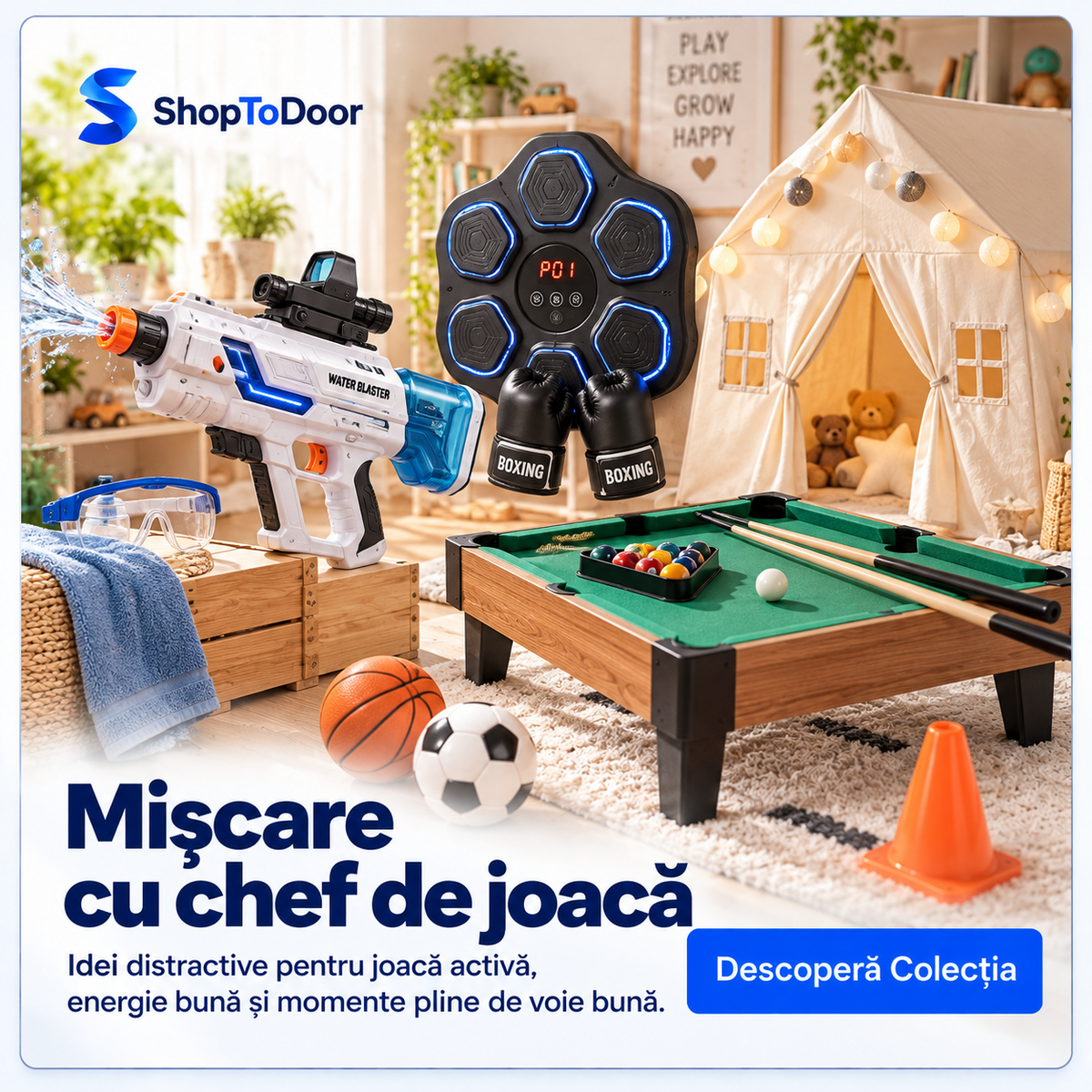 Joacă & Mișcare – idei pentru joacă activă și distracție