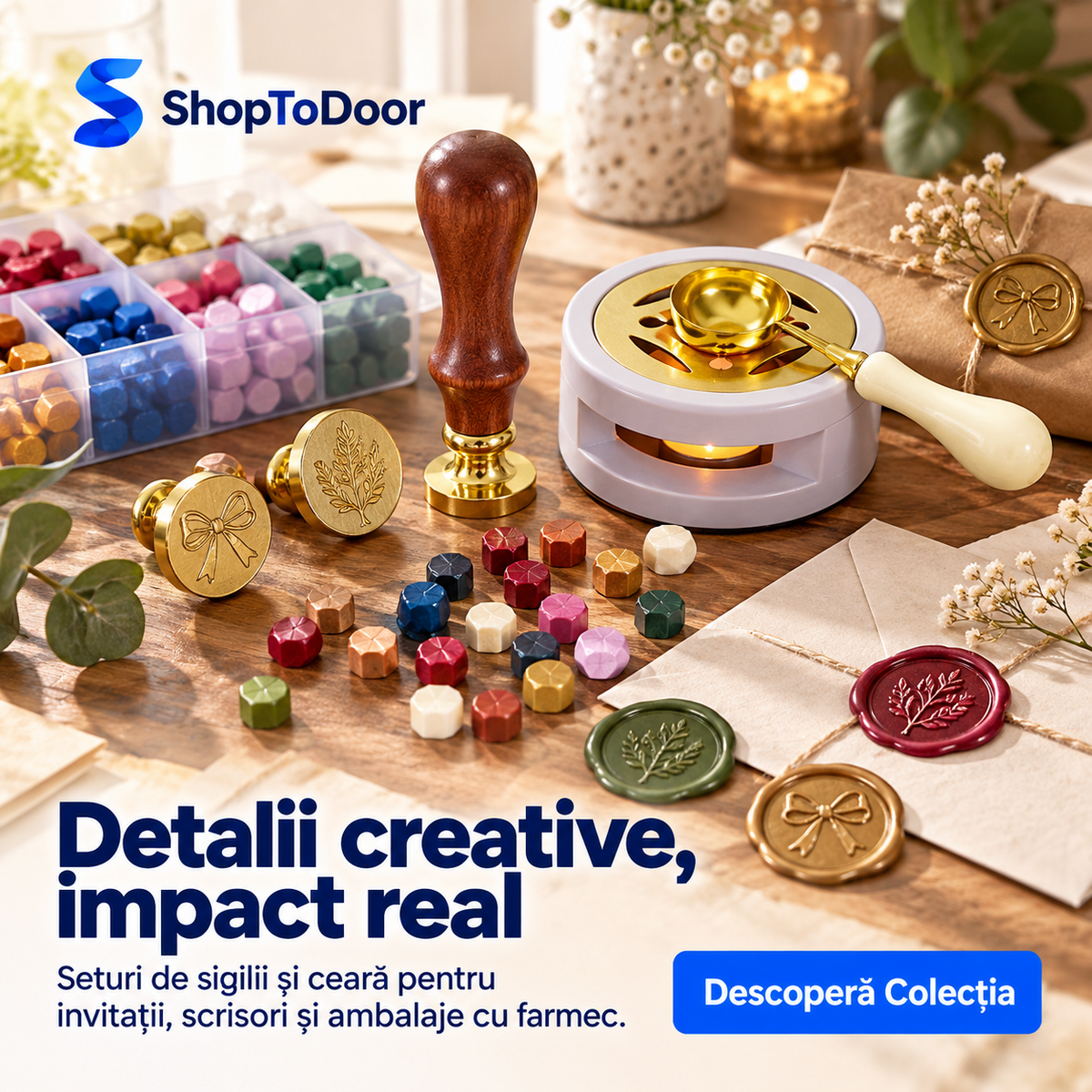 Sigilii și ceară creativă - ShopToDoor