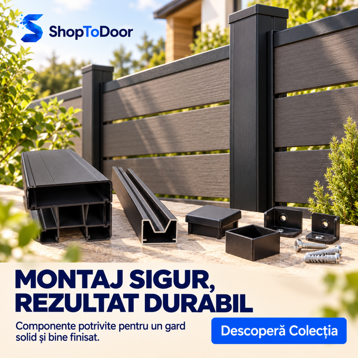Sisteme & Accesorii pentru Gard – Montaj sigur, rezultat durabil