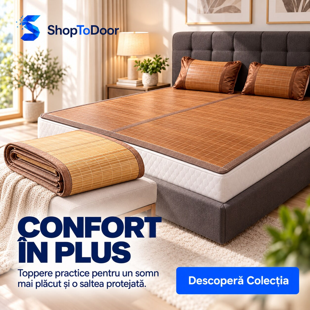 Toppere și protecții saltea – confort în plus | ShopToDoor