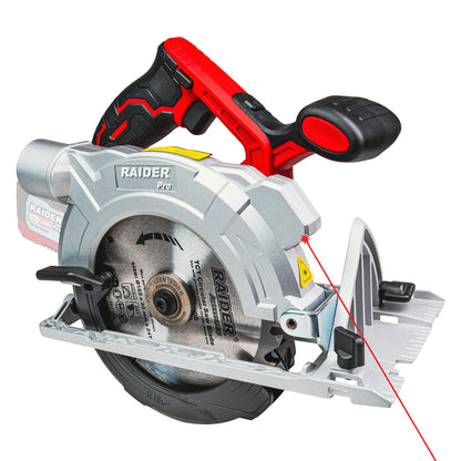 Raider R20 Fierastrau circular de mana 20V Ø165x20mm SOLO RDP-SCS20