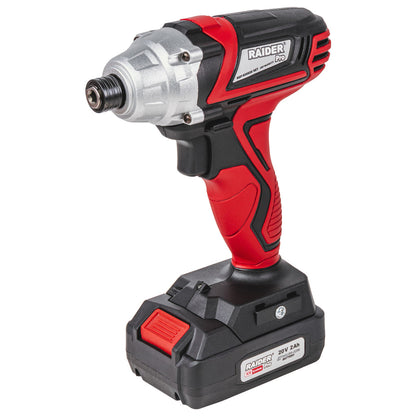 Raider R20 Masina insurubat cu impact 20V HEX1/4" 140Nm 2.0Ah RDP-KHID20