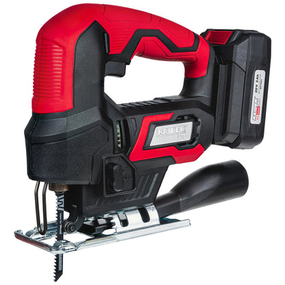 Raider R20 Fierastrau pendular prindere rapida 80mm 2.0Ah RDP-KJS20