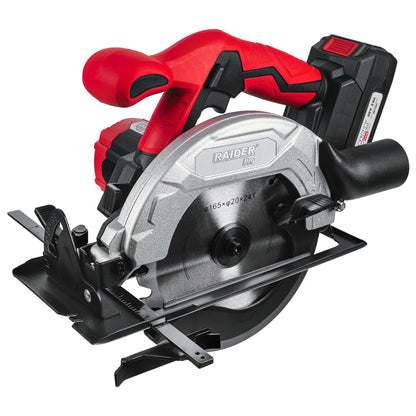 Raider R20 Fierastrau circular de mana 20V Ø165x20mm 2.0Ah RDP-KCS20