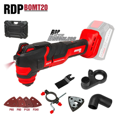 Unealtă Multifuncțională Oscilantă Brushless Raider Pro R20 RDP-BOMT20, 20V, Solo, Valiză Transport
