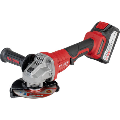 Raider R20 Polizor unghiular cu motor fara perii  Ø125mm 20V 4.0Ah RDP-PBAG20
