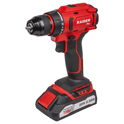 Raider R20 Masina de gaurit si insurubat 20V 2.0Ah 44Nm RDP-PBCD20