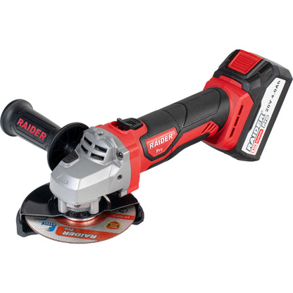 Raider R20 Polizor unghiular Ø125mm 20V 4.0Ah RDP-SPAG20