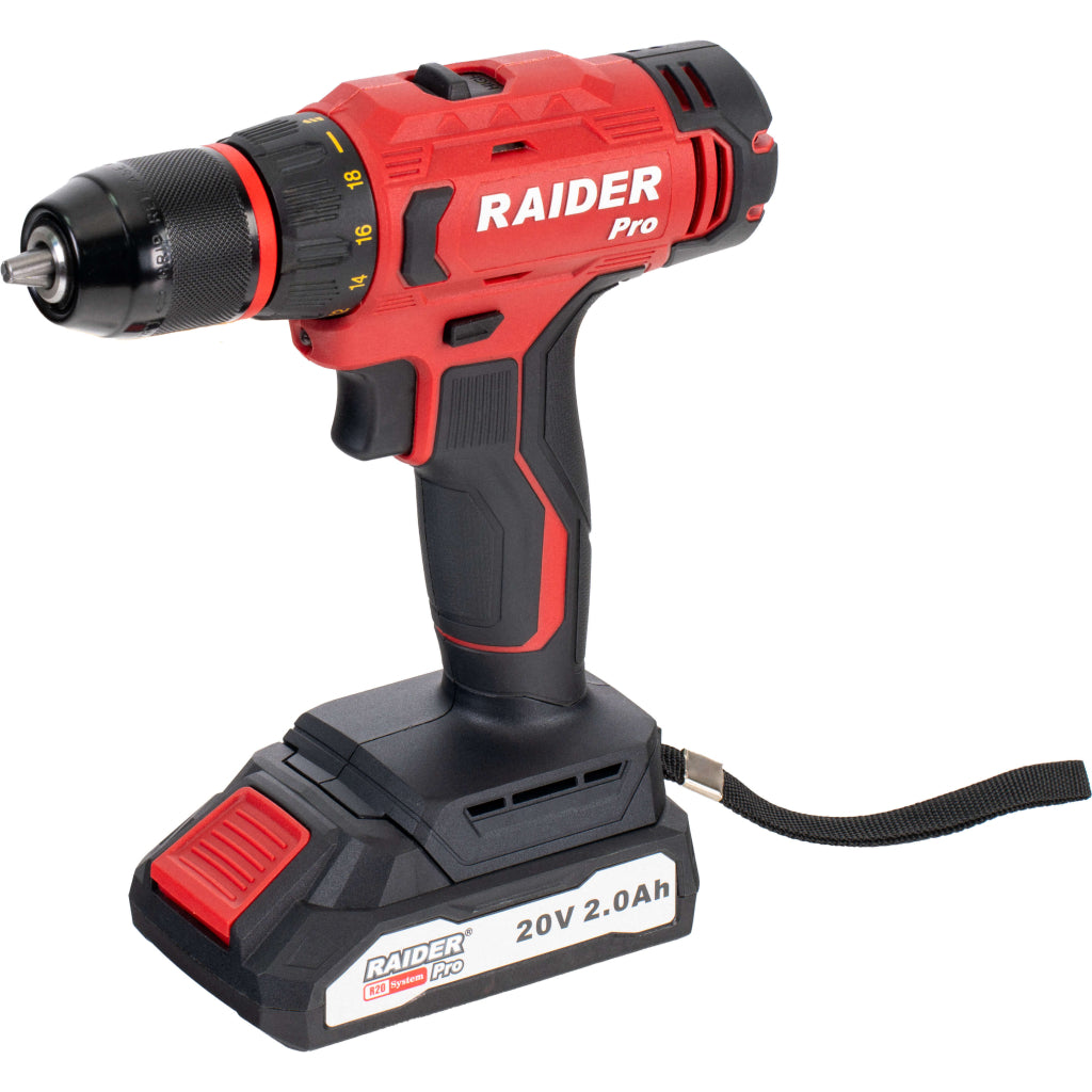 Raider R20 Masina de gaurit si insurubat cu percutie 20V 2.0Ah 50Nm RDP-PCDI20