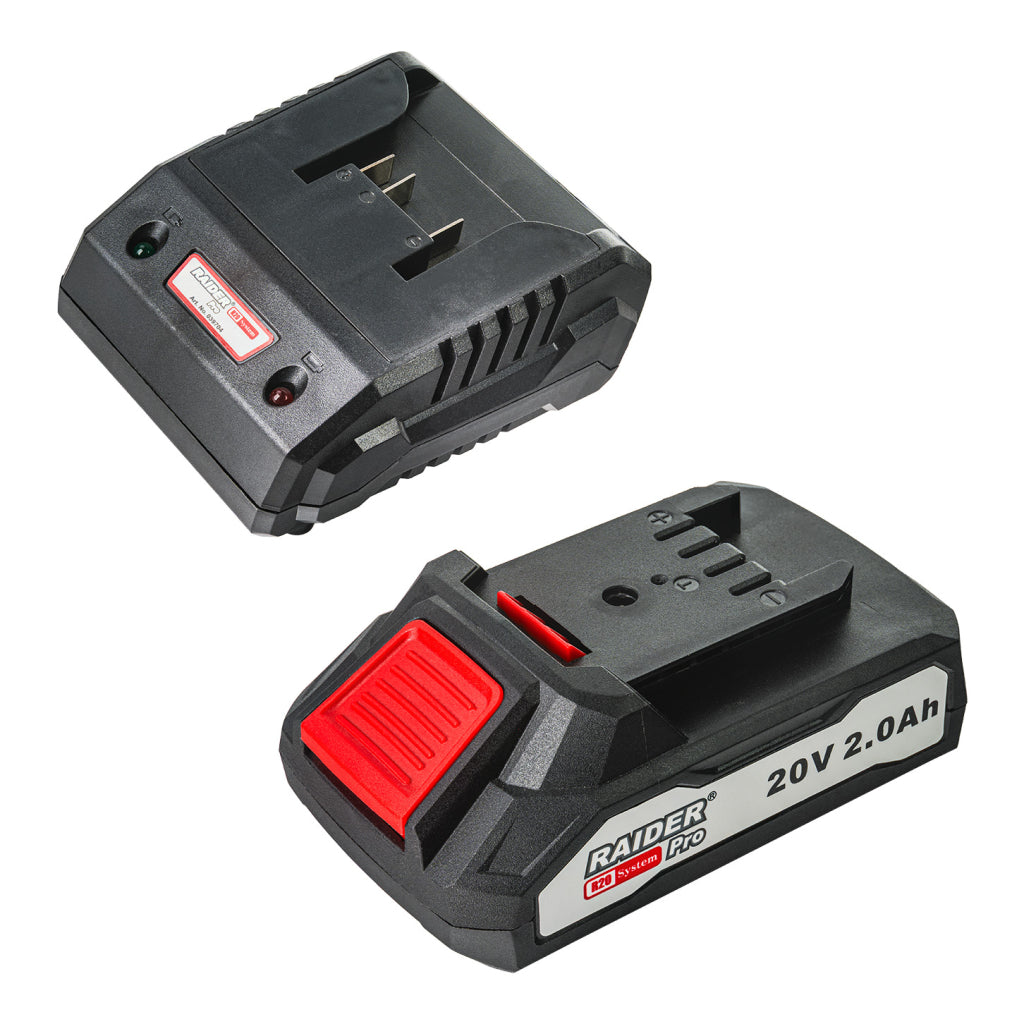 Raider R20 Set incarcator cu baza si acumulator 20V 2.0Ah