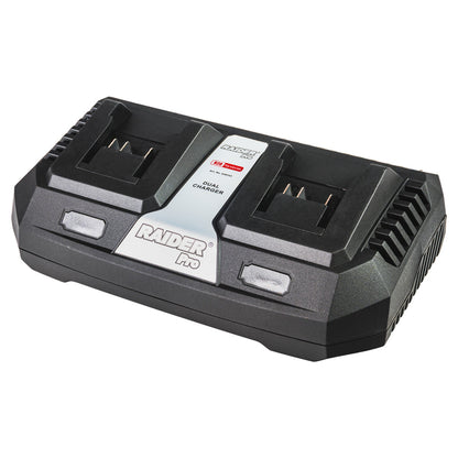 Raider R20 Incarcator dual 2x3Ah pentru acumulator 20V