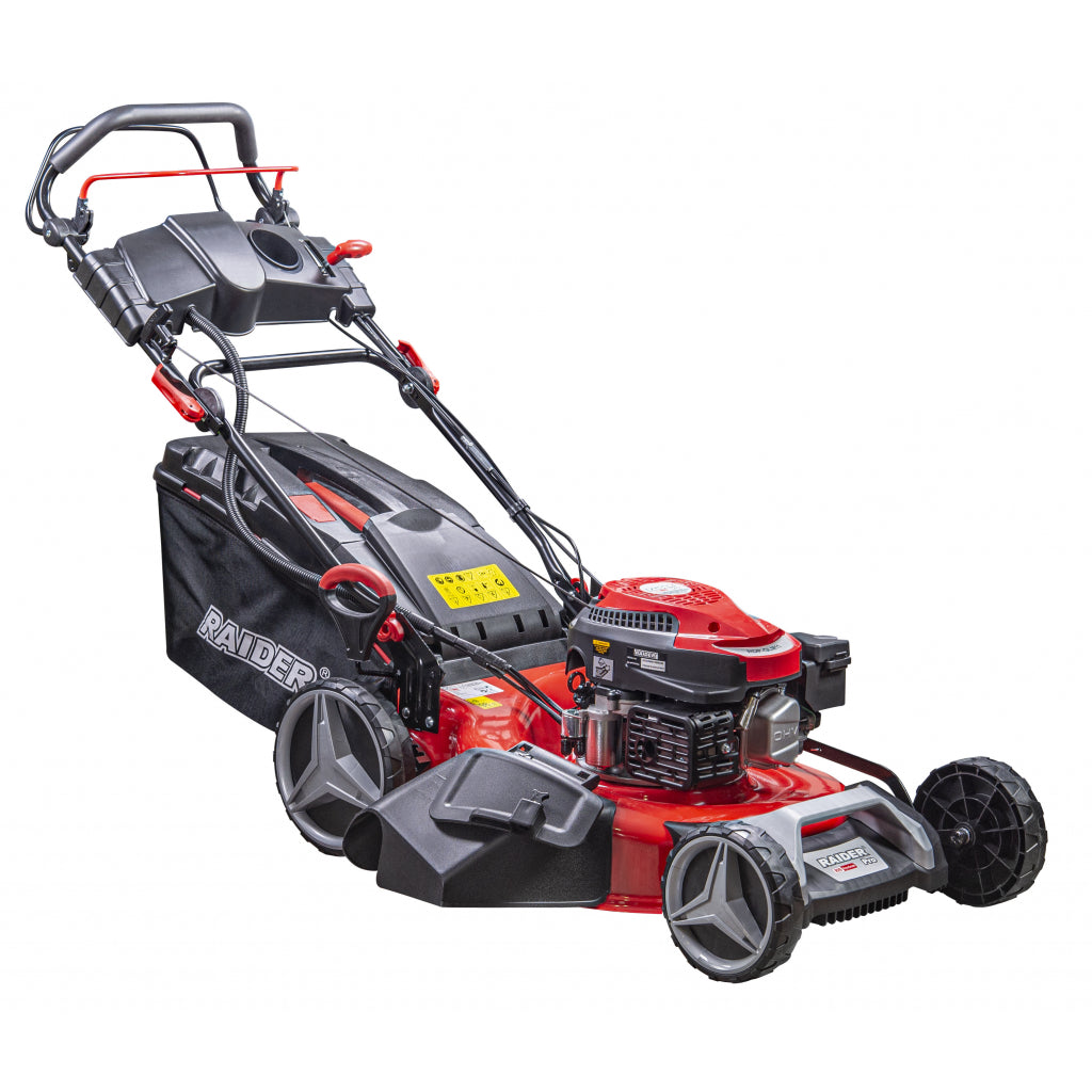 Raider R20 Masina de tuns iarba cu motor pe benzina si pornire la buton 5cp 5in1 2.0Ah RDP-GLM11