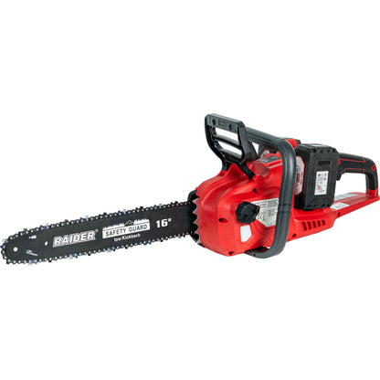Raider R20 Fierastrau electric cu lant si lama 40V 400mm 2x4.0Ah RDP-SBCS20