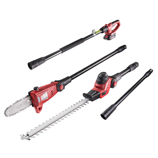 Raider R20 Fierastrau telescopic cu lant si capat gard viu 2 in 1 20V 200mm 2.0Ah RDP-PSHT20