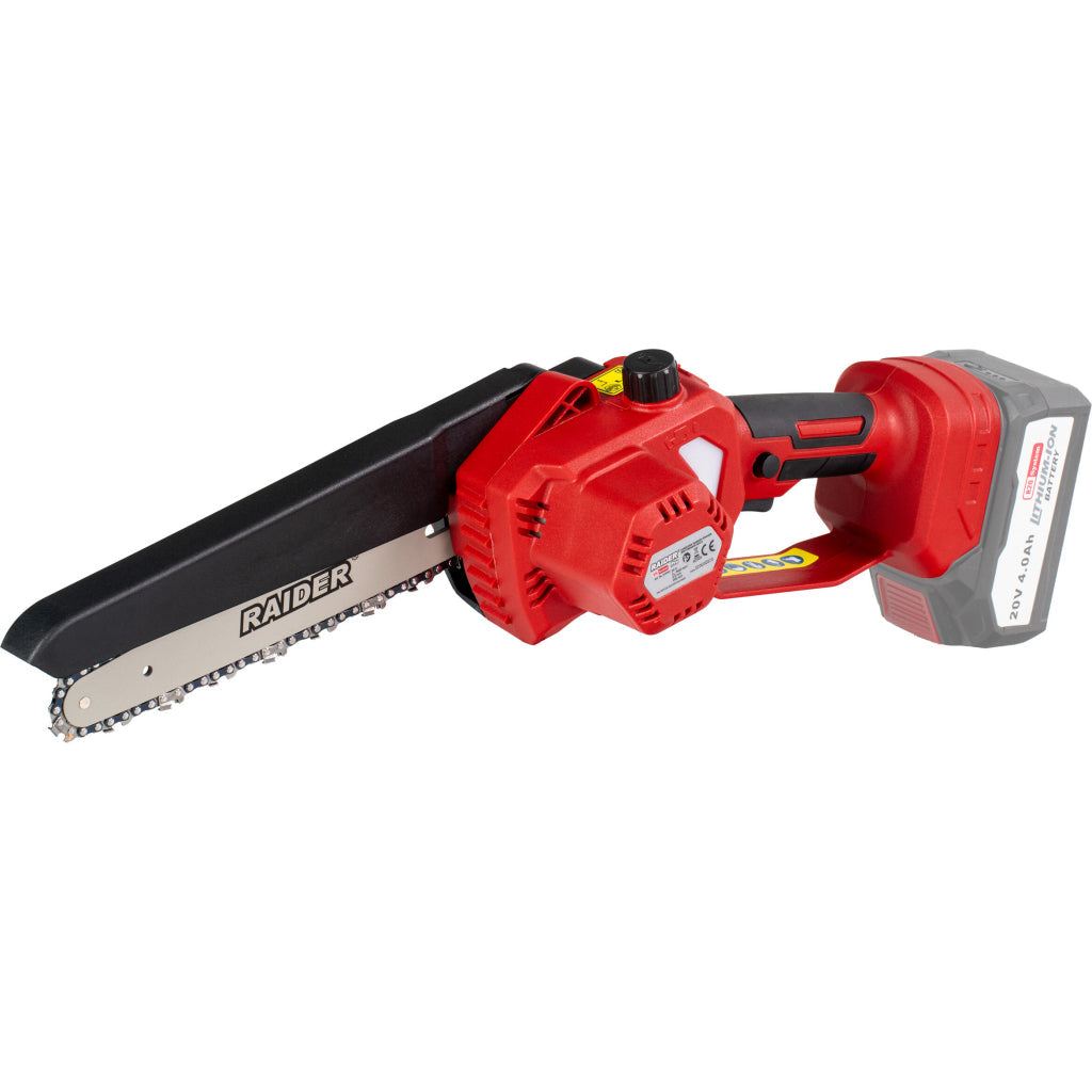 Raider R20 Fierastrau de gradina cu lant si lama 20V 200mm SOLO RDP-TBCHS20