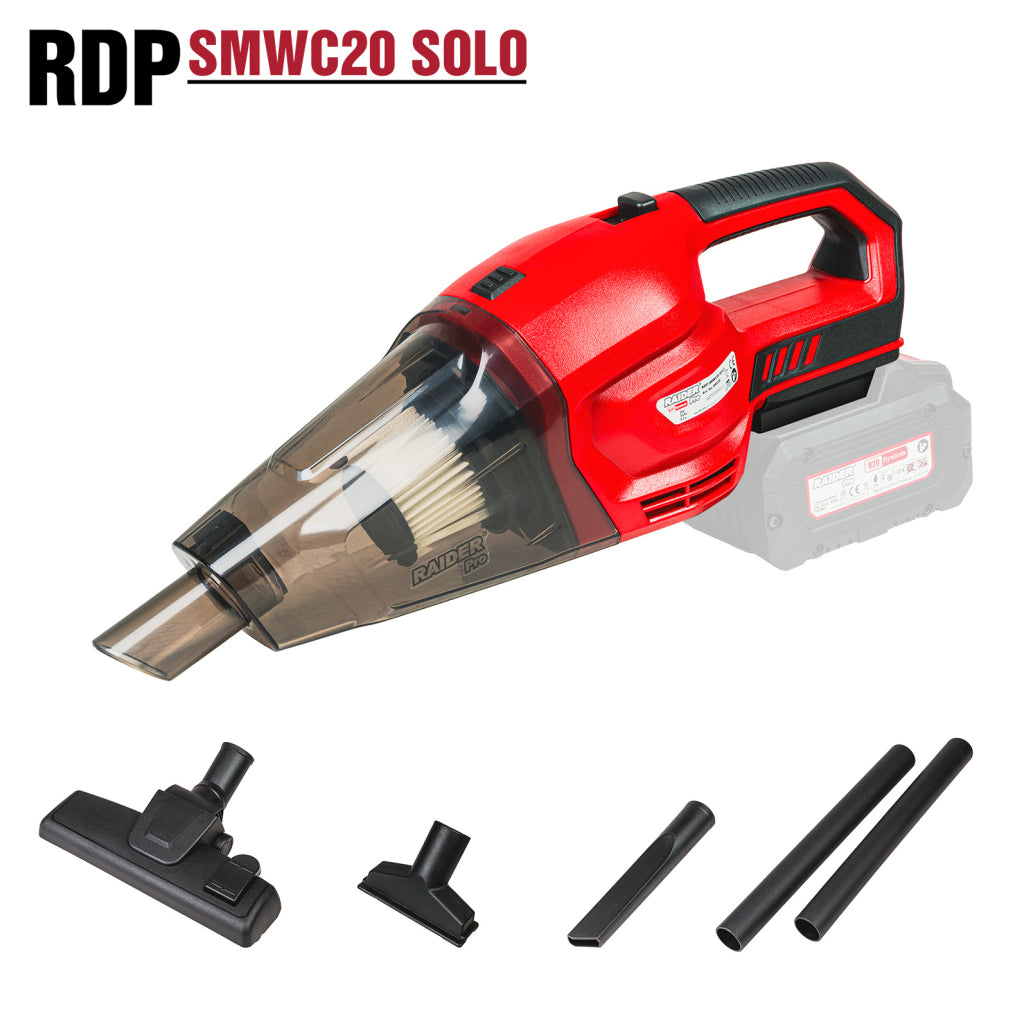 Raider R20 Aspirator praf 20V 3.8 bari 0.5LSOLO RDP-SMWC20
