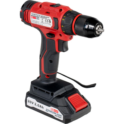 Raider R20 Masina de gaurit si insurubat cu percutie 20V 2.0Ah 50Nm RDP-PCDI20
