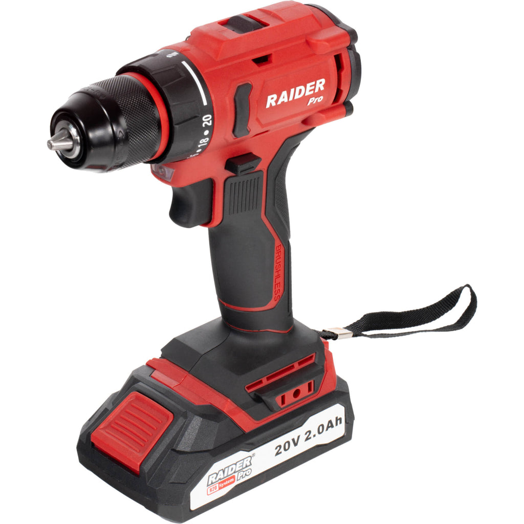 Raider R20 trusa bormasina si polizor unghiular 2.0 + 4.0Ah RDP-PBCDI20&SPAG20
