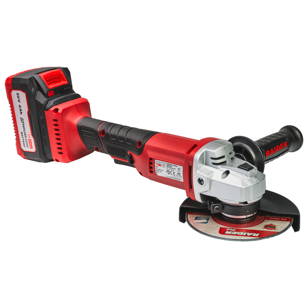 Raider R20 Polizor unghiular Ø125mm 20V 4.0Ah RDP-YAG20