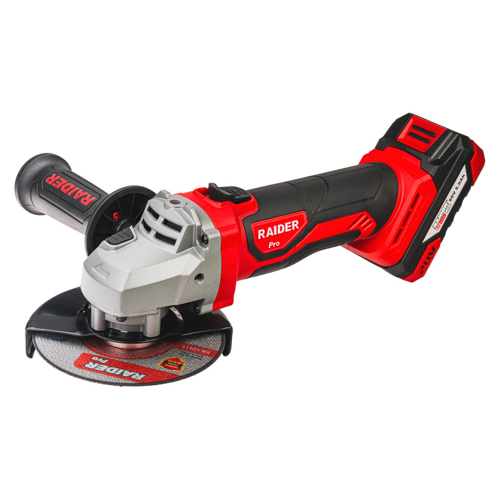 Raider R20 trusa bormasina polizor unghiular cheie impact si casti bluetooth cadou 20V 2x2.0Ah RDP