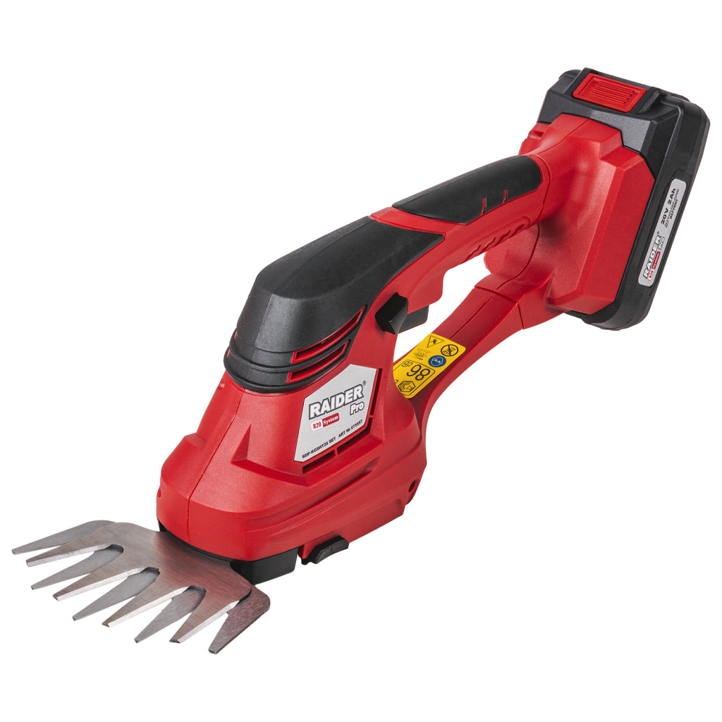 Raider R20 Foarfeca 20V pentru iarba si gard viu 2.0Ah RDP-KGSHT20