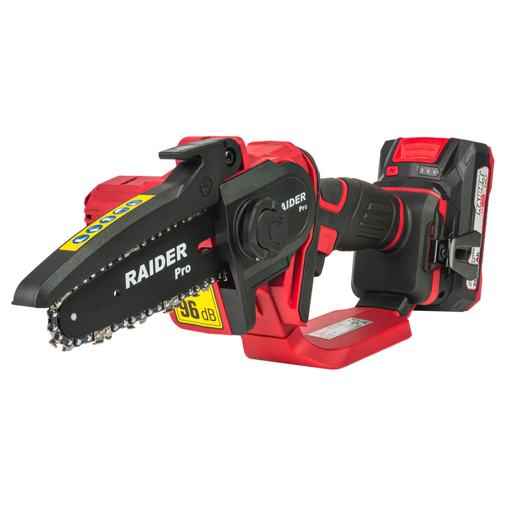 Raider R20 Fierastrau de gradina cu lant si lama 20V 120mm 2.0Ah RDP-YGP20