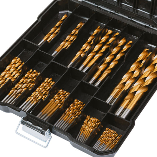 Raider trusa universala 99 burghie HSS+TIN pentru metal
