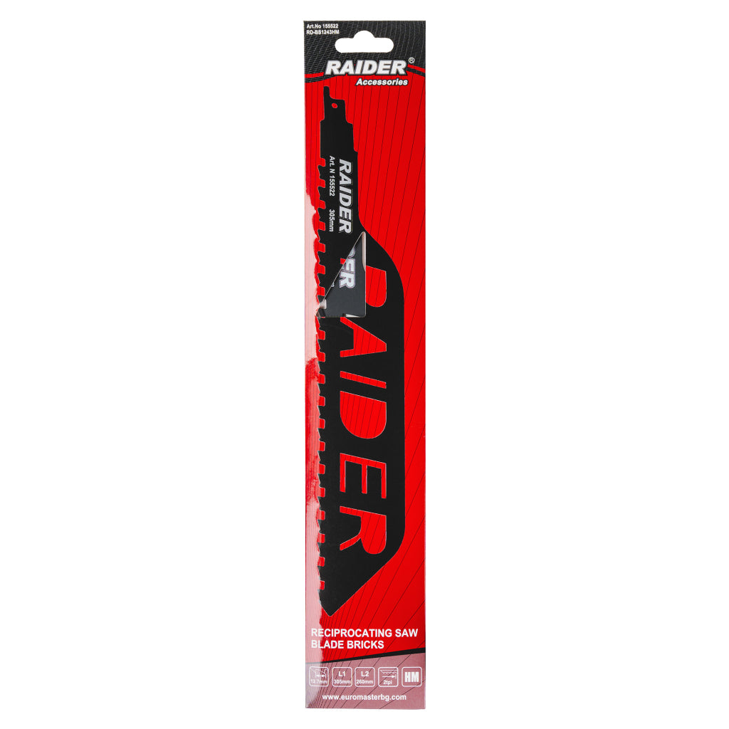 Raider lama fierastrau sabie pentru caramida 305 x 12.7 mm 2TPI