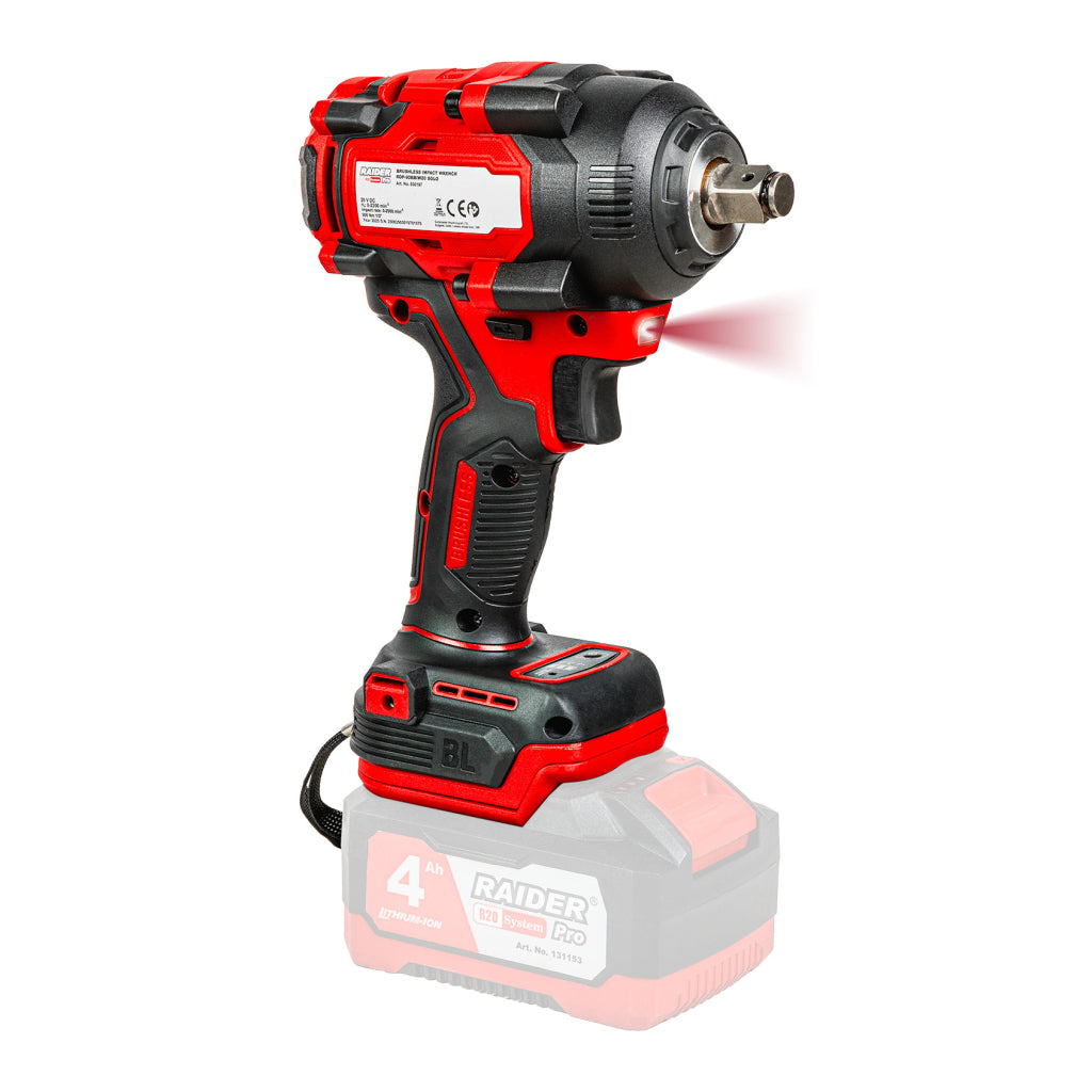 Raider R20 Masina insurubat cu impact 20V 1/2" 900Nm SOLO RDP-90BBIW20