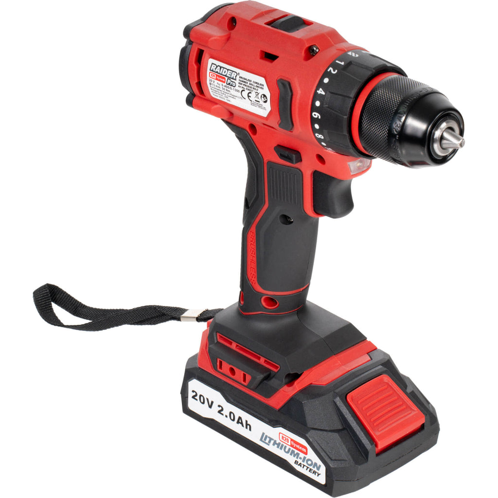 Raider R20 trusa bormasina si polizor unghiular 2.0 + 4.0Ah RDP-PBCDI20&SPAG20