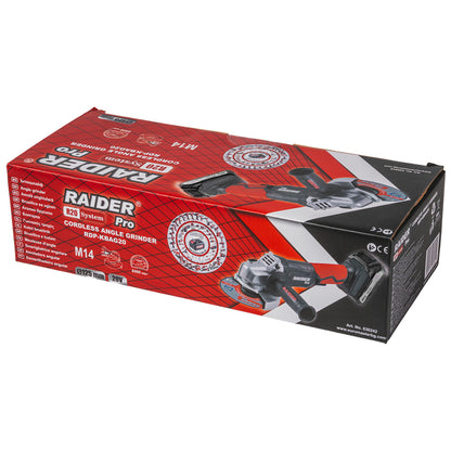 Raider R20 Polizor unghiular Ø125mm 20V 4.0Ah RDP-KBAG20