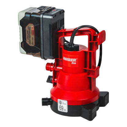 Raider R20 Pompa submersibila cu plutitor  20V 53L/min 10m 3/4" SOLO RDP-CWP20