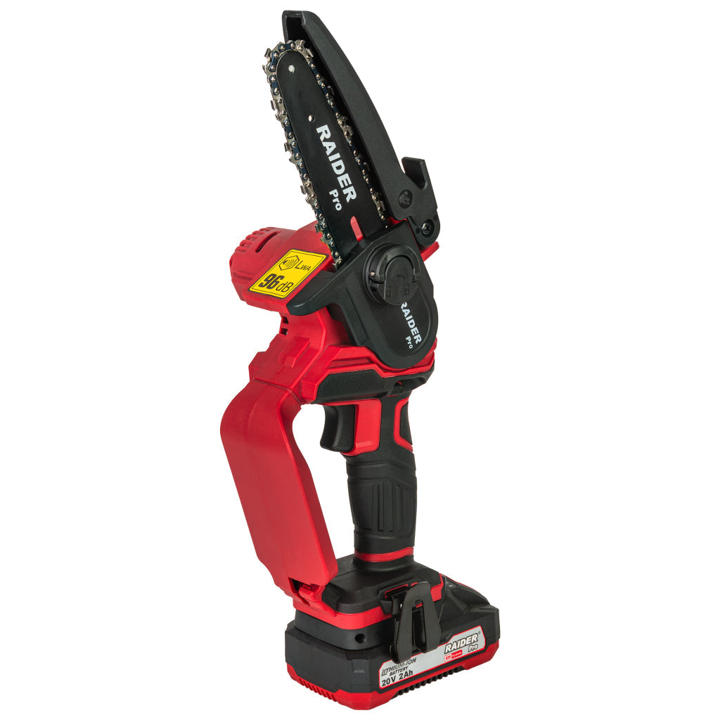 Raider R20 Fierastrau de gradina cu lant si lama 20V 120mm 2.0Ah RDP-YGP20