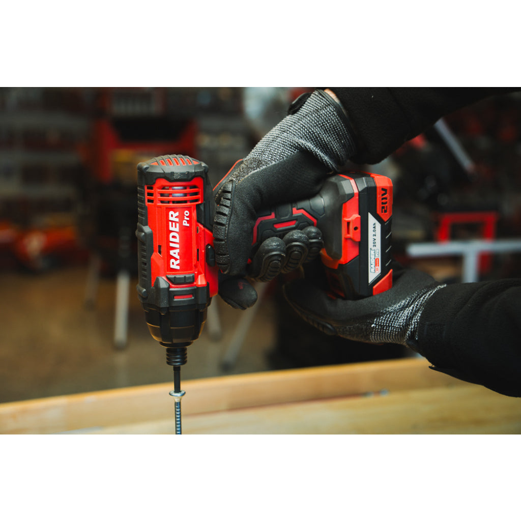 Raider R20 Masina insurubat cu impact 20V HEX1/4" 180Nm SOLO RDP-SHID20