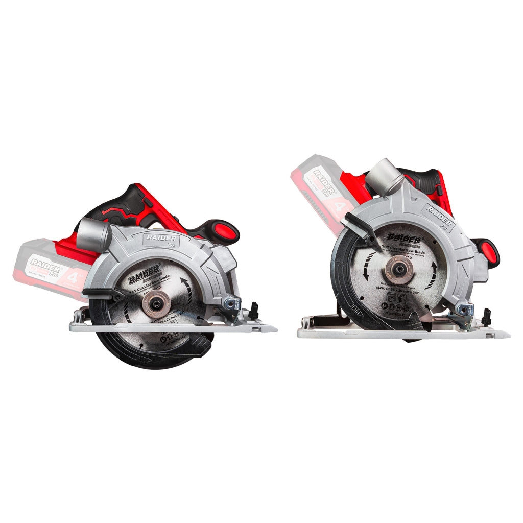 Raider R20 Fierastrau circular de mana 20V Ø165x20mm SOLO RDP-SCS20