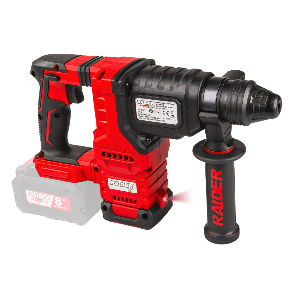 Raider R20 Ciocan rotopercutor SDS 20V SOLO 3J RDP-BBRH20