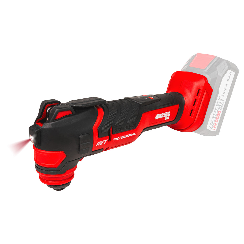 Unealtă Multifuncțională Oscilantă Brushless Raider Pro R20 RDP-BOMT20, 20V, Solo, Valiză Transport