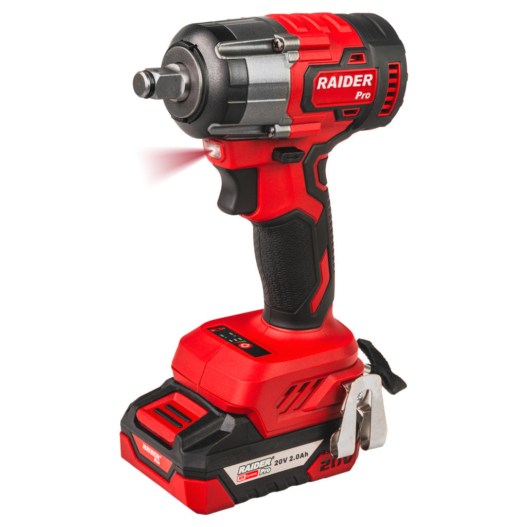 Raider R20 trusa bormasina si masina insurubat cu impact 1/2" 320Nm 2x2.0Ah RDP-PCDIW20