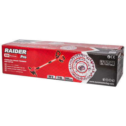 Raider R20 Trimmer gazon 20V 300mm 2.0Ah RDP-CGT20