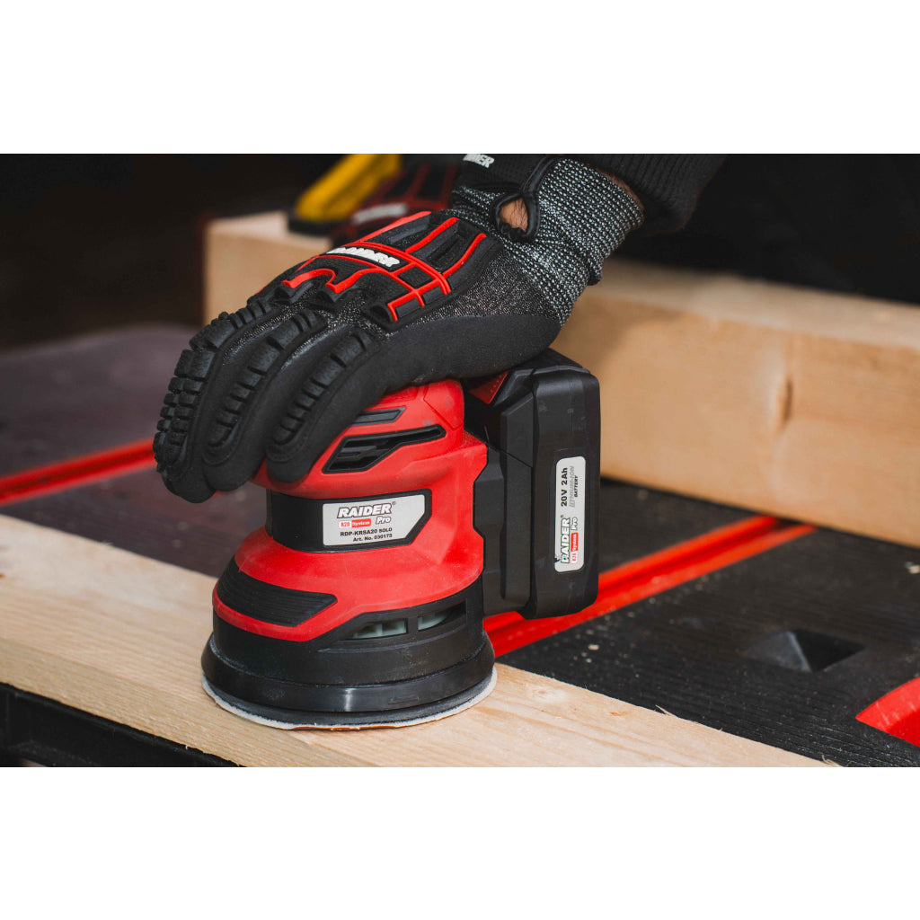 Raider R20 Slefuitor orbital 20V Ø125mm vit. var. SOLO RDP-KRSA20