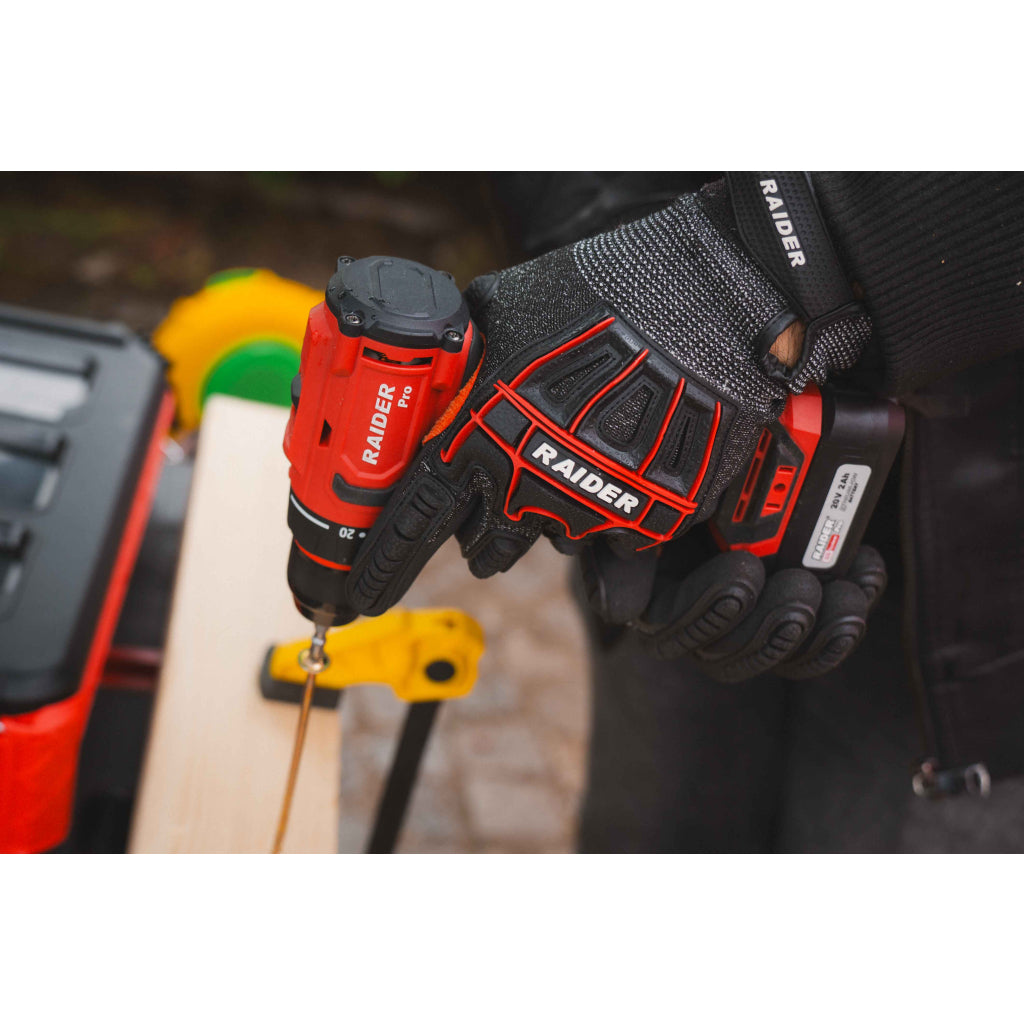 Raider R20 Masina de gaurit si insurubat 20V 2.0Ah 44Nm RDP-PBCD20