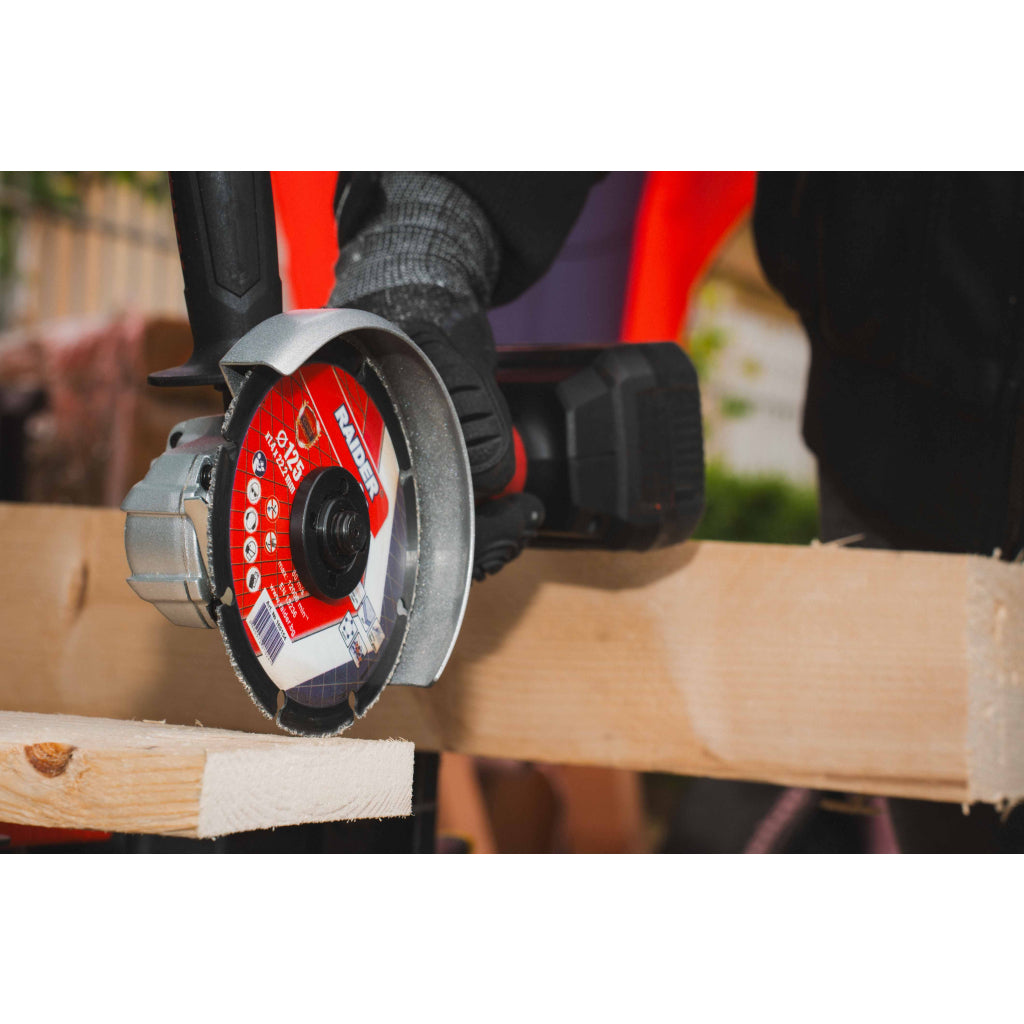 Raider R20 Polizor unghiular Ø125mm 20V SOLO RDP-KBAG20
