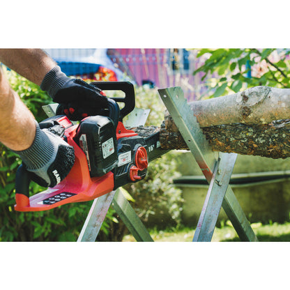 Raider R20 Fierastrau electric cu lant si lama 40V 400mm 2x4.0Ah RDP-SBCS20