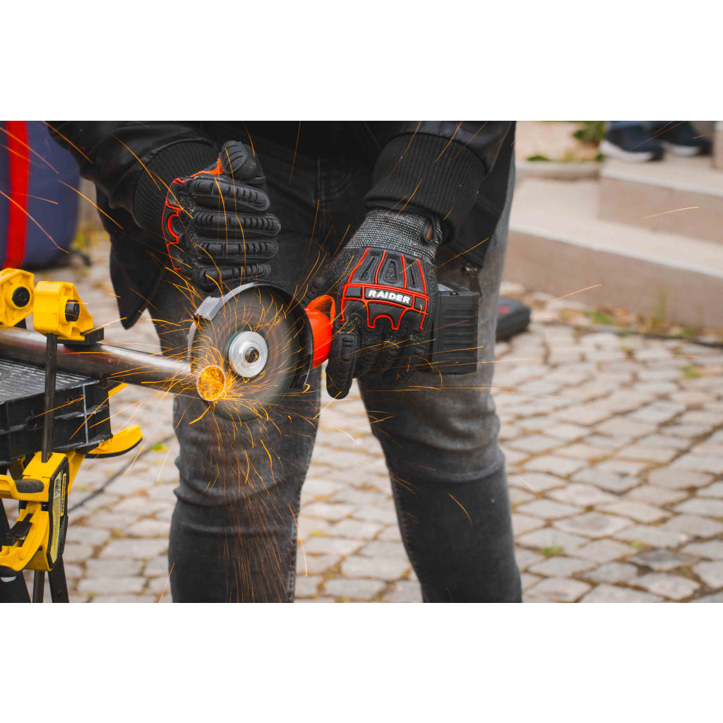 Raider R20 Polizor unghiular cu motor fara perii  Ø125mm 20V SOLO RDP-PBAG20