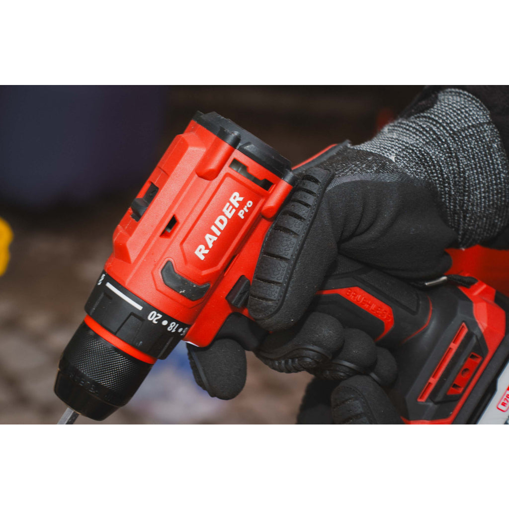 Raider R20 Masina de gaurit si insurubat 20V, SOLO, 35Nm, 10mm, RDP-BCD20