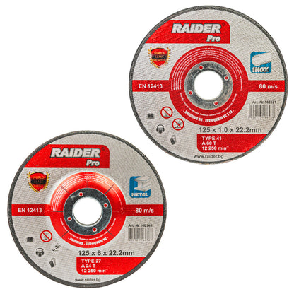 Raider R20 Polizor unghiular Ø125mm 20V 4.0Ah RDP-YAG20