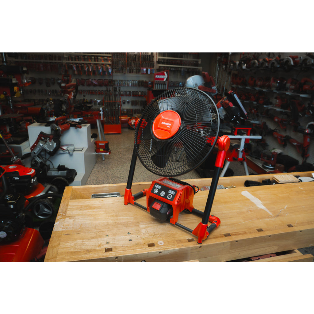 Raider R20 ventilator de lucu 20V si 230V 300 mm SOLO RDP-SWF20