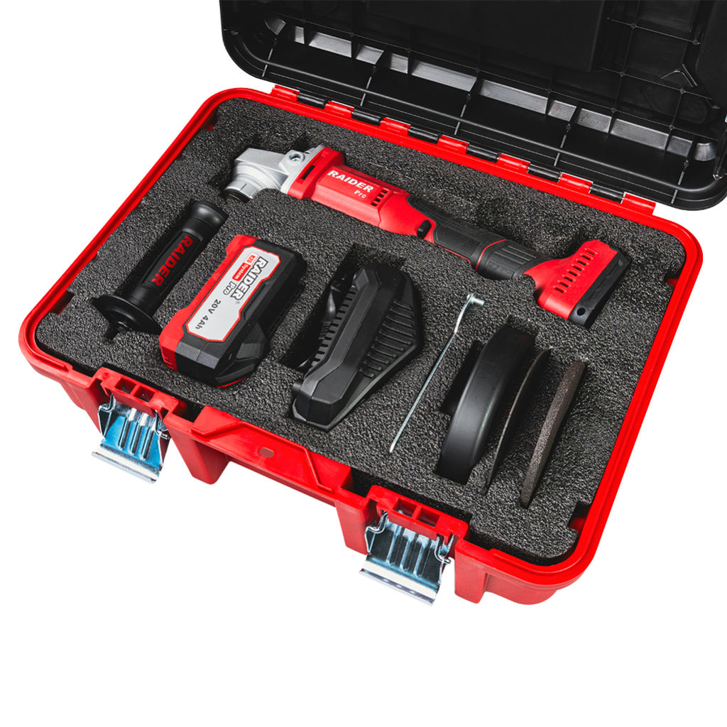 Raider R20 Polizor unghiular Ø125mm 20V 4.0Ah RDP-YAG20