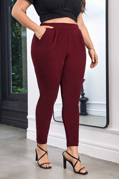 Pantaloni dama marimi mari 008